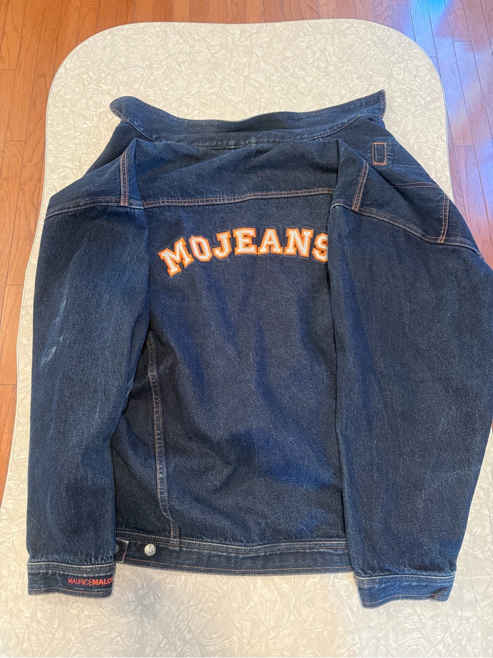 Vintage Maurice Malone MoJeans Denim Jacket Men’s 3XL Dark Wash Hip Hop Y2K 90s